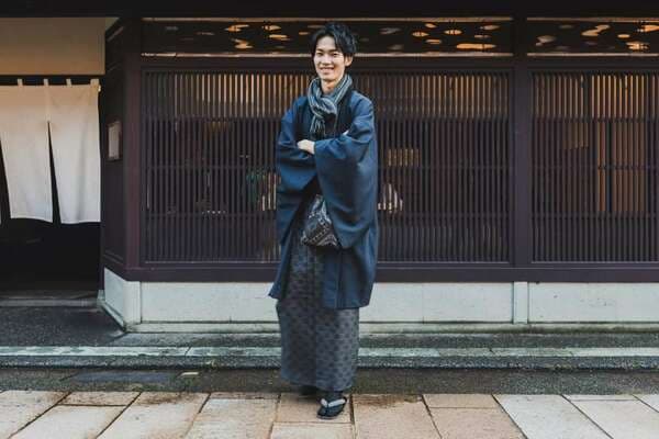 在祇園體驗和服 男性袴和服方案 ‐ 京都