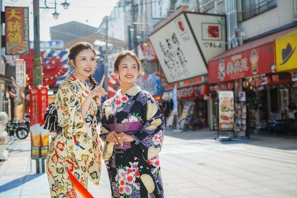 和服租借botan的和服拍照方案（由專業攝影師拍攝） - 大阪