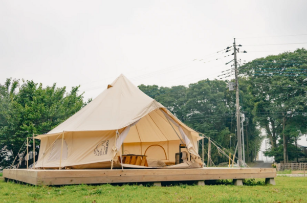 【平日】入住豪華帳篷♪奢華時尚的露營體驗