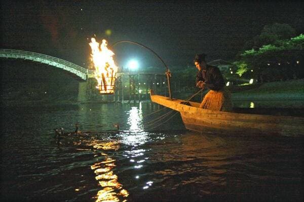 【12歲或以上】名勝錦帶橋的"夏季傳統"乘遊覽船＋觀賞鸕鶿捕魚