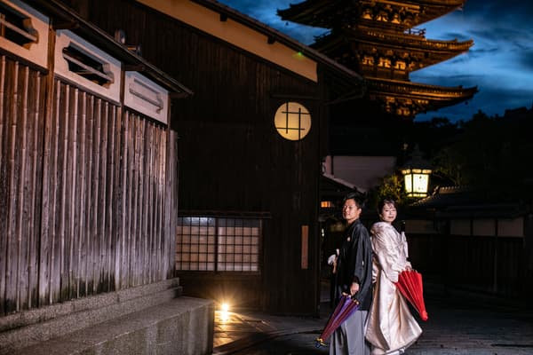 東山夜景配搭和服 婚紗照體驗 - 京都